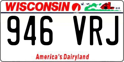 WI license plate 946VRJ