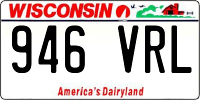 WI license plate 946VRL