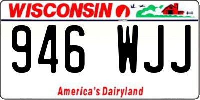 WI license plate 946WJJ