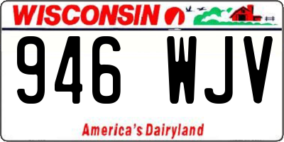 WI license plate 946WJV