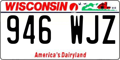 WI license plate 946WJZ