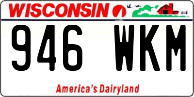 WI license plate 946WKM