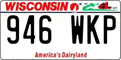 WI license plate 946WKP