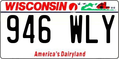 WI license plate 946WLY