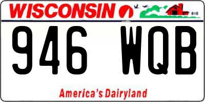 WI license plate 946WQB