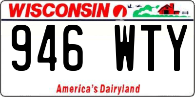 WI license plate 946WTY