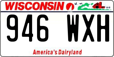 WI license plate 946WXH