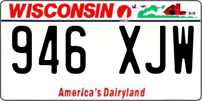 WI license plate 946XJW