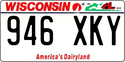 WI license plate 946XKY
