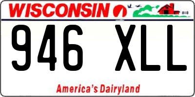 WI license plate 946XLL