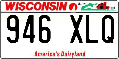 WI license plate 946XLQ