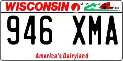WI license plate 946XMA