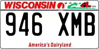 WI license plate 946XMB