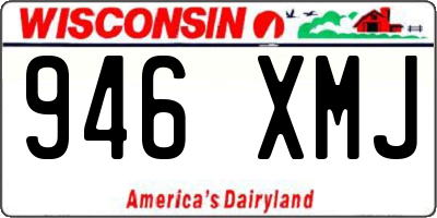 WI license plate 946XMJ