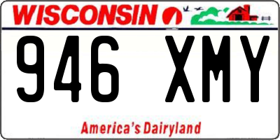 WI license plate 946XMY