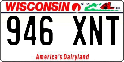 WI license plate 946XNT