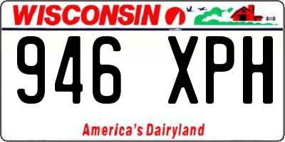WI license plate 946XPH