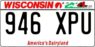 WI license plate 946XPU