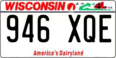 WI license plate 946XQE