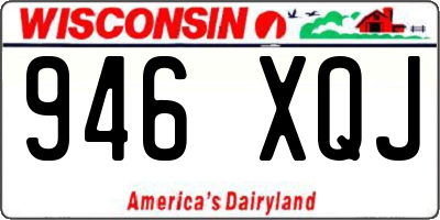 WI license plate 946XQJ
