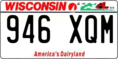 WI license plate 946XQM