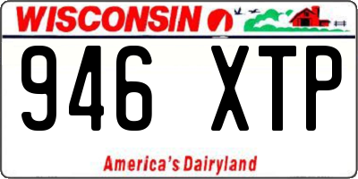 WI license plate 946XTP