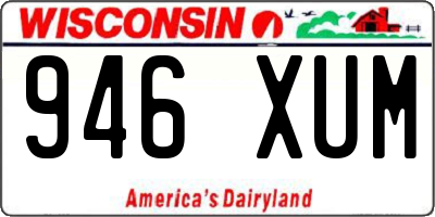 WI license plate 946XUM