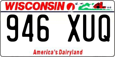 WI license plate 946XUQ