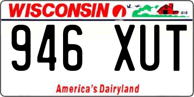 WI license plate 946XUT