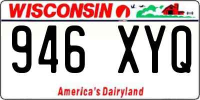 WI license plate 946XYQ