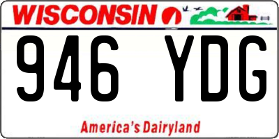 WI license plate 946YDG