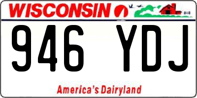 WI license plate 946YDJ