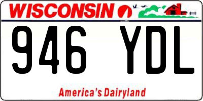 WI license plate 946YDL