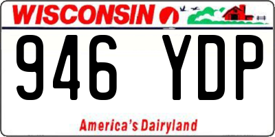 WI license plate 946YDP
