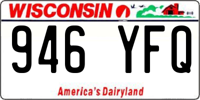 WI license plate 946YFQ