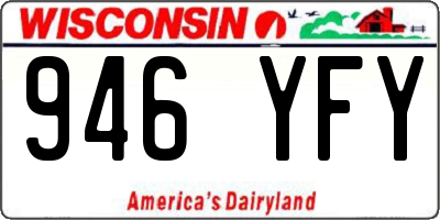 WI license plate 946YFY