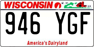WI license plate 946YGF