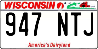 WI license plate 947NTJ