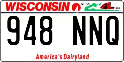 WI license plate 948NNQ