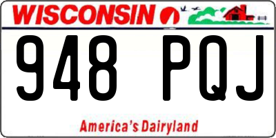 WI license plate 948PQJ