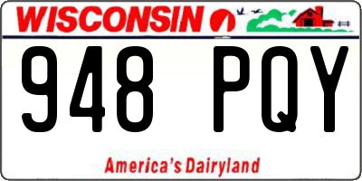 WI license plate 948PQY