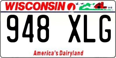 WI license plate 948XLG