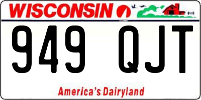 WI license plate 949QJT