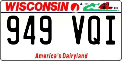 WI license plate 949VQI