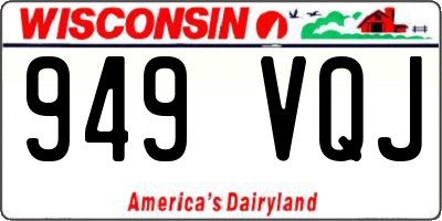 WI license plate 949VQJ