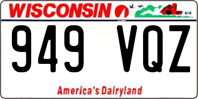 WI license plate 949VQZ