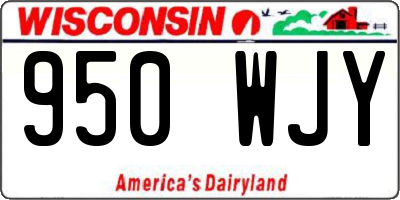 WI license plate 950WJY