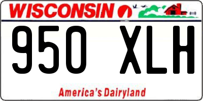WI license plate 950XLH