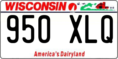 WI license plate 950XLQ