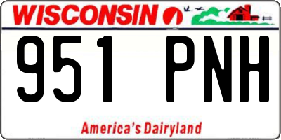 WI license plate 951PNH